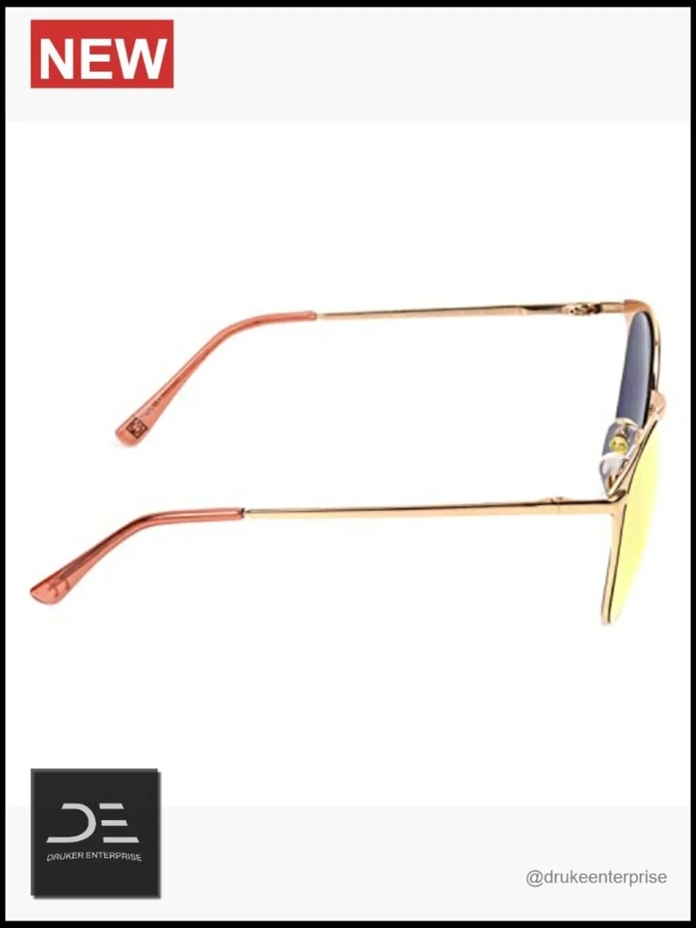 Round Metal Sunglasses with UV Protection